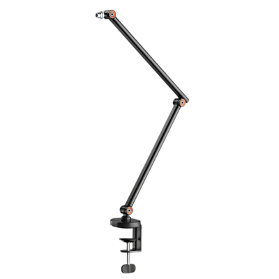 Giá Đỡ Microphone HyperWork Onik (Tải Trọng 1,3kg, 3 Khớp Xoay Linh Hoạt) - Kẹp Bàn Chắc Chắn, Kèm Adapter 3/8" & 5/8" Giá Đỡ Microphone HyperWork Onik (Tải Trọng 1,3kg, 3 Khớp Xoay Linh Hoạt) - Kẹp Bàn Chắc Chắn, Kèm Adapter 3/8" & 5/8" - Giá đỡ microphone <b>Onik</b> là phụ kiện thu âm công thái học cao cấp giúp tối ưu hóa không gian bàn làm việc và nâng tầm chất lượng âm thanh chuyên nghiệp. Sở hữu bộ khung nhôm, thép kết hợp nhựa kỹ thuật chắc chắn, <b>Onik</b> có khả năng chịu tải trọng ấn tượng lên tới 1,3kg, nâng đỡ hoàn hảo hầu hết các dòng mic thu âm phổ biến hiện nay. Thiết bị sở hữu thiết kế 3 khớp xoay linh hoạt, chiều dài 357mm cùng kích thước gọn gàng 95x440x545 mm. Đi kèm sẵn các chuẩn ren adapter 3/8" và 5/8", phụ kiện dễ dàng tương thích với nhiều mẫu mic khác nhau qua ngàm kẹp bàn tiện lợi. Lựa chọn giá treo micro <b>Onik</b> để thoải mái định hình góc thu âm, hạn chế tạp âm do rung chấn và tạo góc setup gọn gàng, hiện đại.