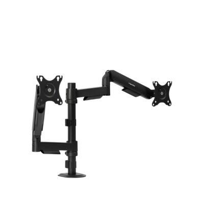 Giá Đỡ 2 Màn Hình Dạng Cột HyperWork P1 Dual - 2025 (17 - 32 Inch, Tải Trọng 2 - 9kg/Tay) - Tùy Biến Nâng Hạ Đỉnh Cao - Giá đỡ 2 màn hình <b>P1 Dual - 2025</b> là giải pháp công thái học dạng cột cao cấp, mang đến khả năng nâng hạ linh hoạt và tối ưu hóa diện tích bàn làm việc vượt trội. Với thiết kế cột đứng tùy chọn kết hợp cánh tay đôi chắc chắn, <b>P1 Dual - 2025</b> gánh tải mượt mà hai màn hình kích thước từ 17 đến 32 inch với trọng lượng 2 - 9kg trên mỗi tay. Sản phẩm hỗ trợ chuẩn VESA 75x75 và 100x100 mm, độ mở rộng sải tay lên tới 950mm và góc xoay lật toàn diện 360 độ. Đầu tư giá treo màn hình <b>P1 Dual - 2025</b> ngay hôm nay để trải nghiệm góc nhìn làm việc chuẩn khoa học, gia tăng năng suất và sắp xếp bàn làm việc gọn gàng, chuyên nghiệp.