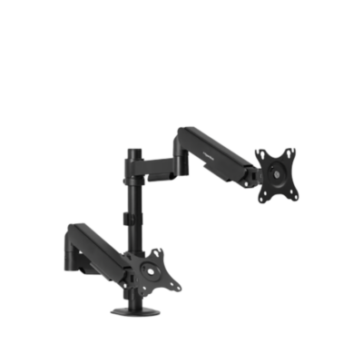 Giá Đỡ 2 Màn Hình Dạng Cột HyperWork P1 Dual - 2025 (17 - 32 Inch, Tải Trọng 2 - 9kg/Tay) - Tùy Biến Nâng Hạ Đỉnh Cao - Giá đỡ 2 màn hình <b>P1 Dual - 2025</b> là giải pháp công thái học dạng cột cao cấp, mang đến khả năng nâng hạ linh hoạt và tối ưu hóa diện tích bàn làm việc vượt trội. Với thiết kế cột đứng tùy chọn kết hợp cánh tay đôi chắc chắn, <b>P1 Dual - 2025</b> gánh tải mượt mà hai màn hình kích thước từ 17 đến 32 inch với trọng lượng 2 - 9kg trên mỗi tay. Sản phẩm hỗ trợ chuẩn VESA 75x75 và 100x100 mm, độ mở rộng sải tay lên tới 950mm và góc xoay lật toàn diện 360 độ. Đầu tư giá treo màn hình <b>P1 Dual - 2025</b> ngay hôm nay để trải nghiệm góc nhìn làm việc chuẩn khoa học, gia tăng năng suất và sắp xếp bàn làm việc gọn gàng, chuyên nghiệp.
