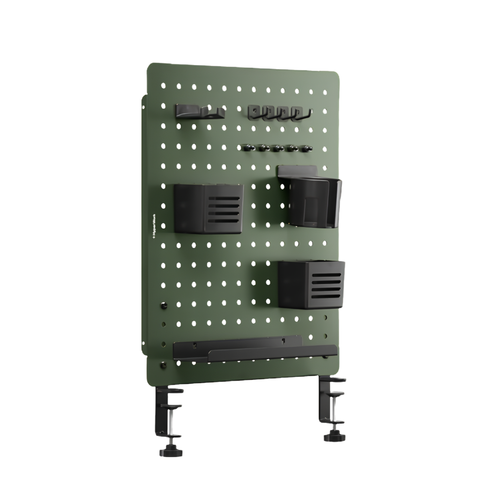 Bảng Treo Đồ Pegboard Kim Loại HyperWork PG02 (520 x 420 mm, Tải Trọng 10kg) - Kèm Bộ 14 Món Phụ Kiện Tiện Lợi Bảng Treo Đồ Pegboard Kim Loại HyperWork PG02 (520 x 420 mm, Tải Trọng 10kg) - Kèm Bộ 14 Món Phụ Kiện Tiện Lợi - Ảnh 4