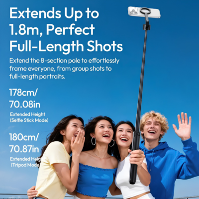 Chân Máy Tripod Từ Tính Kiêm Gậy Selfie Ulanzi SK-21 – Chiều Cao Khủng 1.8m, Hút MagSafe >14N, Chân 4 Điểm Tự Bung Vững Chãi Chân Máy Tripod Từ Tính Kiêm Gậy Selfie Ulanzi SK-21 – Chiều Cao Khủng 1.8m, Hút MagSafe >14N, Chân 4 Điểm Tự Bung Vững Chãi - <p class="ng-star-inserted"><strong class="ng-star-inserted"><span class="ng-star-inserted">Chân máy tripod từ tính kiêm gậy selfie Ulanzi SK-21</span></strong><span class="ng-star-inserted"> là phụ kiện quay chụp All-in-One đỉnh cao thế hệ mới dành cho các vlogger, tiktoker, streamer và tín đồ du lịch đam mê chụp ảnh toàn thân. Sở hữu chiều cao mở rộng kỷ lục lên tới 1.8 mét nhờ cột rút hợp kim 8 đoạn mượt mà, </span><strong class="ng-star-inserted"><span class="ng-star-inserted">Ulanzi SK-21</span></strong><span class="ng-star-inserted"> mang lại những góc máy toàn cảnh từ trên cao tuyệt đẹp mà ít dòng gậy selfie nào làm được. Thiết bị ứng dụng công nghệ hít từ tính MagSafe siêu mạnh với lực hút vượt trội >14N giúp gắn tháo điện thoại chỉ trong một giây. Với hệ thống 4 chân đế chịu lực tự bung/thu siêu nhanh, remote Bluetooth điều khiển từ xa 10m cùng thiết kế gấp gọn tiện lợi, </span><strong class="ng-star-inserted"><span class="ng-star-inserted">Ulanzi SK-21</span></strong><span class="ng-star-inserted"> là người bạn đồng hành hoàn hảo cho mọi chuyến đi.</span></p>