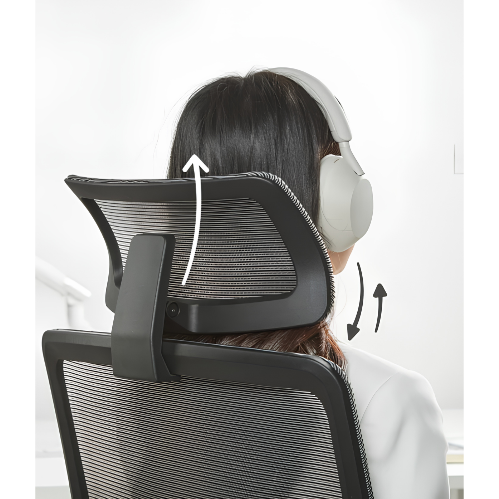 Ghế Công Thái Học Sleek Hyperwork – Lưới Nhập Khẩu Italia Êm Ái, Bộ Máy FluidMotion Pro, Kê Tay 4D Ghế Công Thái Học Sleek Hyperwork – Lưới Nhập Khẩu Italia Êm Ái, Bộ Máy FluidMotion Pro, Kê Tay 4D - Ảnh 6