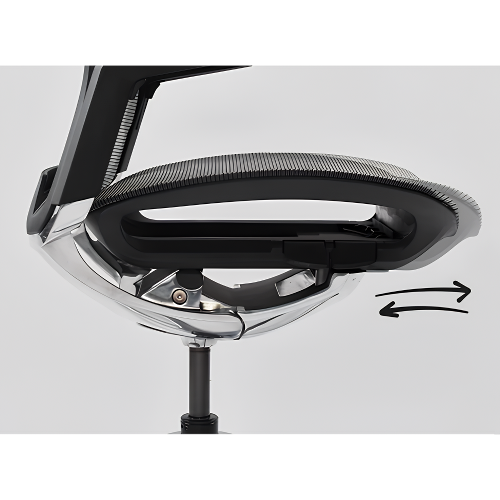 Ghế Công Thái Học Sleek Hyperwork – Lưới Nhập Khẩu Italia Êm Ái, Bộ Máy FluidMotion Pro, Kê Tay 4D Ghế Công Thái Học Sleek Hyperwork – Lưới Nhập Khẩu Italia Êm Ái, Bộ Máy FluidMotion Pro, Kê Tay 4D - Ảnh 4