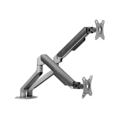 Giá Đỡ 2 Màn Hình HyperWork T6 Pro Dual (17 - 32 Inch, Tải Trọng 2 - 9kg Mỗi Tay) - Trợ Lực Piston Hyper Lift - Giá đỡ 2 màn hình <b>T6 Pro Dual</b> là phụ kiện công thái học tối ưu dành cho không gian làm việc đa nhiệm chuyên nghiệp. Sở hữu công nghệ trợ lực piston Hyper Lift thế hệ mới, <b>T6 Pro Dual</b> cho phép bạn nâng hạ và xoay chuyển mượt mà 2 màn hình kích thước từ 17 đến 32 inch với tải trọng 2 - 9kg trên từng tay đỡ. Thiết bị hỗ trợ chuẩn VESA thông dụng, góc điều chỉnh linh hoạt và tương thích tuyệt đối với phương thức kẹp hoặc khoan bàn. Nâng cấp ngay với giá treo màn hình đôi <b>T6 Pro Dual</b> để mở rộng tầm nhìn, giải phóng diện tích mặt bàn và duy trì tư thế làm việc chuẩn khoa học mỗi ngày.