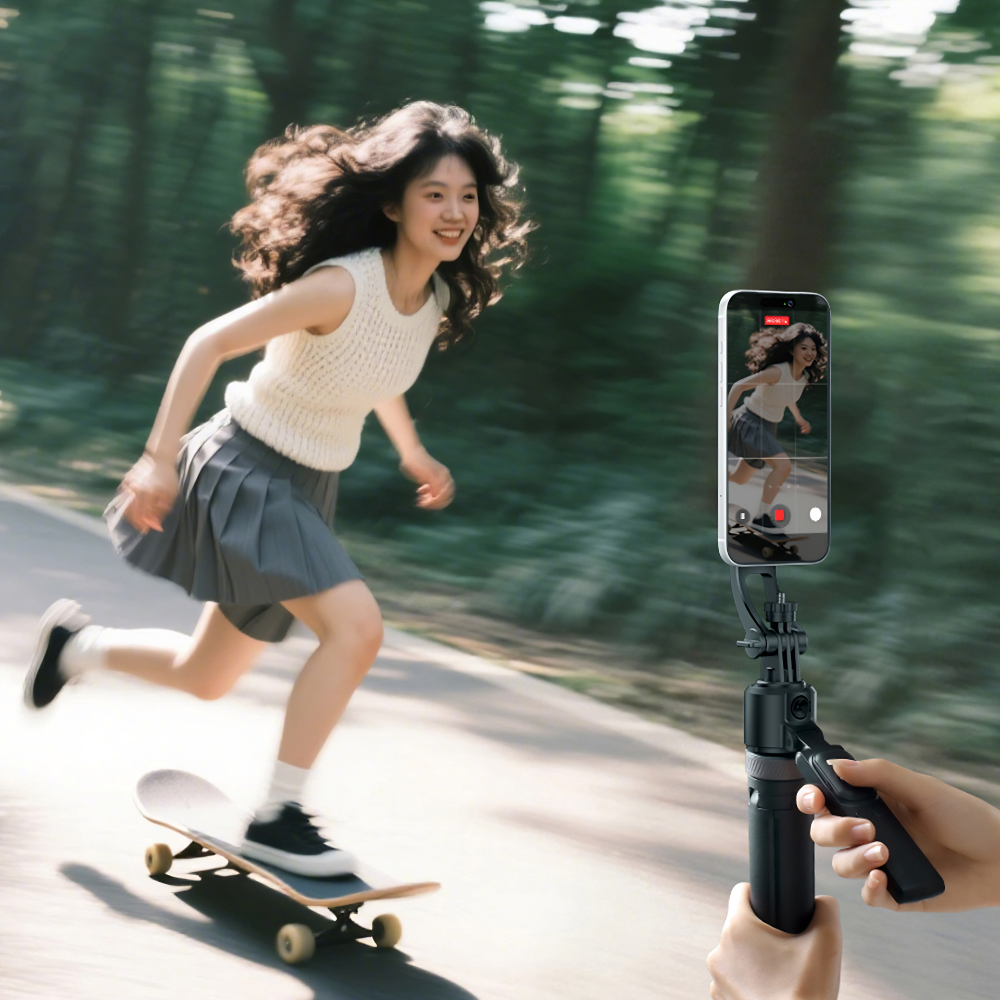 Chân Máy Tripod Kiêm Gậy Selfie Từ Tính AI Ulanzi TT23M – Tự Động Bám Theo Chủ Thể, Điều Khiển Cử Chỉ Tay, Hút MagSafe, Chân 4 Điểm Vững Chãi Chân Máy Tripod Kiêm Gậy Selfie Từ Tính AI Ulanzi TT23M – Tự Động Bám Theo Chủ Thể, Điều Khiển Cử Chỉ Tay, Hút MagSafe, Chân 4 Điểm Vững Chãi - Ảnh 6