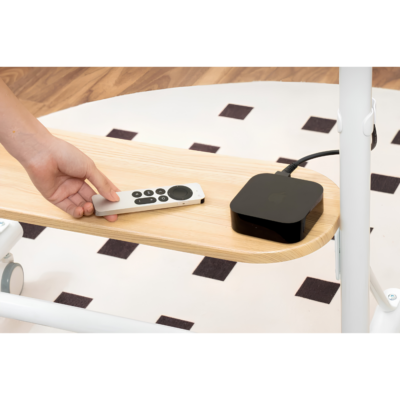Giá Treo TV Di Động Hyperwork Aero Stand TVC02 – Tải Trọng Khủng 70kg, Kệ Gỗ MDF Sang Trọng, Hỗ Trợ Tivi 37-75 Inch Giá Treo TV Di Động Hyperwork Aero Stand TVC02 – Tải Trọng Khủng 70kg, Kệ Gỗ MDF Sang Trọng, Hỗ Trợ Tivi 37-75 Inch - <p class="ng-star-inserted"><strong class="ng-star-inserted"><span class="ng-star-inserted">Giá treo TV di động Aero Stand TVC02</span></strong><span class="ng-star-inserted"> là giải pháp nâng đỡ và di chuyển tivi cao cấp mang đậm phong cách nội thất Scandinavian Bắc Âu tinh tế, thanh lịch. Sở hữu kết cấu thép chịu lực siêu khỏe với tải trọng cực đại lên tới 70 kg, </span><strong class="ng-star-inserted"><span class="ng-star-inserted">Aero Stand TVC02</span></strong><span class="ng-star-inserted"> tương thích hoàn hảo với các dòng tivi lớn từ 37 đến 75 inch cùng đa dạng chuẩn VESA lên tới 600x400 mm. Sản phẩm hỗ trợ tùy chỉnh độ cao linh hoạt từ 1170 mm đến 1320 mm tối ưu tầm nhìn, kết hợp cùng hệ thống bánh xe xoay êm ái có khóa an toàn. Điểm nhấn nổi bật là khay kệ gỗ MDF sáng màu chịu tải 5 kg phối cùng khung thép tone màu Trắng hiện đại, biến </span><strong class="ng-star-inserted"><span class="ng-star-inserted">Aero Stand TVC02</span></strong><span class="ng-star-inserted"> thành món đồ nội thất decor đẳng cấp cho mọi không gian phòng khách và văn phòng.</span></p>