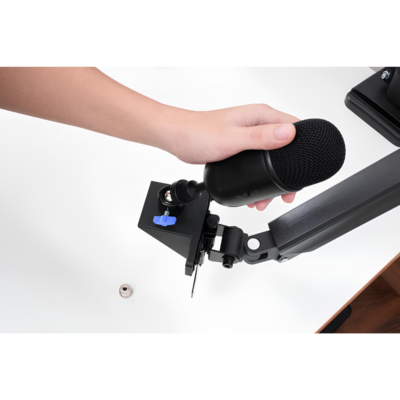 Đầu Chuyển Đổi Hyperwork VA01 – Ngàm VESA Chuẩn 75x75 & 100x100mm, Ballhead Xoay 360 Độ Đa Năng Cho Arm Màn Hình Đầu Chuyển Đổi Hyperwork VA01 – Ngàm VESA Chuẩn 75x75 & 100x100mm, Ballhead Xoay 360 Độ Đa Năng Cho Arm Màn Hình - <strong>Đầu chuyển đổi Hyperwork VA01</strong> là phụ kiện đa năng đột phá giúp biến đổi ngàm arm màn hình chuẩn VESA thành giá đỡ thiết bị quay chụp, livestream và làm việc chuyên nghiệp. Sở hữu đầu ballhead xoay 360° linh hoạt cùng khả năng lật góc ngửa/úp từ +45° đến -90°, phụ kiện <strong>VA01</strong> hỗ trợ người dùng căn chỉnh góc máy chính xác đến từng milimet. Với kết cấu thép và nhựa đúc chịu tải trọng lên tới 3 kg, đi kèm bộ 3 adapter ốc 1/4", 3/8" và 5/8", chiếc ngàm <strong>VA01</strong> tương thích hoàn hảo với máy ảnh, webcam, micro thu âm lẫn đèn LED chiếu sáng. Đây chính là giải pháp tối ưu góc setup gọn gàng, tiện lợi và tiết kiệm diện tích tối đa.