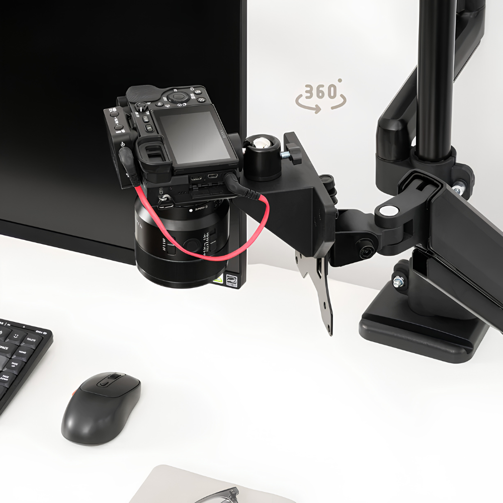 Đầu Chuyển Đổi Hyperwork VA01 – Ngàm VESA Chuẩn 75x75 & 100x100mm, Ballhead Xoay 360 Độ Đa Năng Cho Arm Màn Hình Đầu Chuyển Đổi Hyperwork VA01 – Ngàm VESA Chuẩn 75x75 & 100x100mm, Ballhead Xoay 360 Độ Đa Năng Cho Arm Màn Hình - Ảnh 3