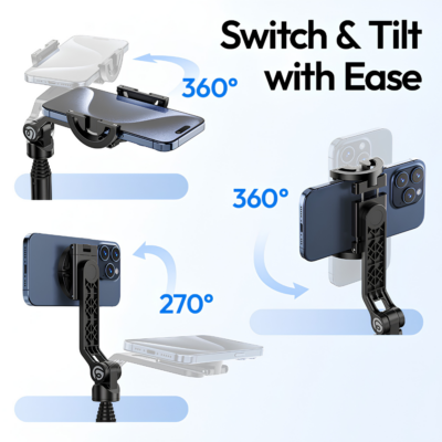 Chân Đỡ Tripod Kiêm Gậy Selfie Ulanzi TT88 – Đa Năng 4 Trong 1, Tích Hợp MagSafe & Kẹp Lò Xo, Kéo Dài 1.44m Chân Đỡ Tripod Kiêm Gậy Selfie Ulanzi TT88 – Đa Năng 4 Trong 1, Tích Hợp MagSafe & Kẹp Lò Xo, Kéo Dài 1.44m - <p class="ng-star-inserted"><strong class="ng-star-inserted"><span class="ng-star-inserted">Chân đỡ dạng tripod kiêm gậy selfie Ulanzi TT88</span></strong><span class="ng-star-inserted"> là phụ kiện quay chụp All-in-One 4 trong 1 đột phá đỉnh cao dành cho các vlogger, tiktoker, streamer bán hàng và tín đồ du lịch hiện đại. Sở hữu khả năng biến hóa linh hoạt giữa 4 chế độ: gậy cầm tay Handheld, tripod để sàn Floor Stand, chế độ treo Mantis Mode và quay góc chúc Overhead Stand chụp flat-lay từ trên cao, </span><strong class="ng-star-inserted"><span class="ng-star-inserted">Ulanzi TT88</span></strong><span class="ng-star-inserted"> đáp ứng trọn vẹn mọi góc máy sáng tạo. Thiết bị tích hợp đầu gắn "kép" độc đáo (vừa hít nam châm MagSafe siêu nhanh, vừa có kẹp lò xo cơ học an toàn) chịu tải trọng tới 800g. Với cột nhôm 7 đoạn kéo dài 1.44m, khe cắm cold shoe kép cùng trọng lượng chỉ 335g, </span><strong class="ng-star-inserted"><span class="ng-star-inserted">Ulanzi TT88</span></strong><span class="ng-star-inserted"> biến việc quay video chuyên nghiệp trở nên dễ dàng hơn bao giờ hết.</span></p>