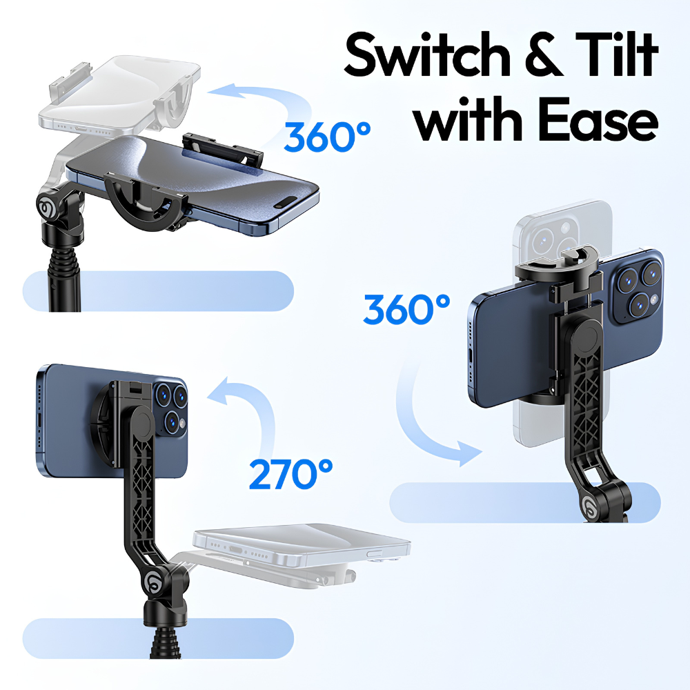 Chân Đỡ Tripod Kiêm Gậy Selfie Ulanzi TT88 – Đa Năng 4 Trong 1, Tích Hợp MagSafe & Kẹp Lò Xo, Kéo Dài 1.44m Chân Đỡ Tripod Kiêm Gậy Selfie Ulanzi TT88 – Đa Năng 4 Trong 1, Tích Hợp MagSafe & Kẹp Lò Xo, Kéo Dài 1.44m - Ảnh 5