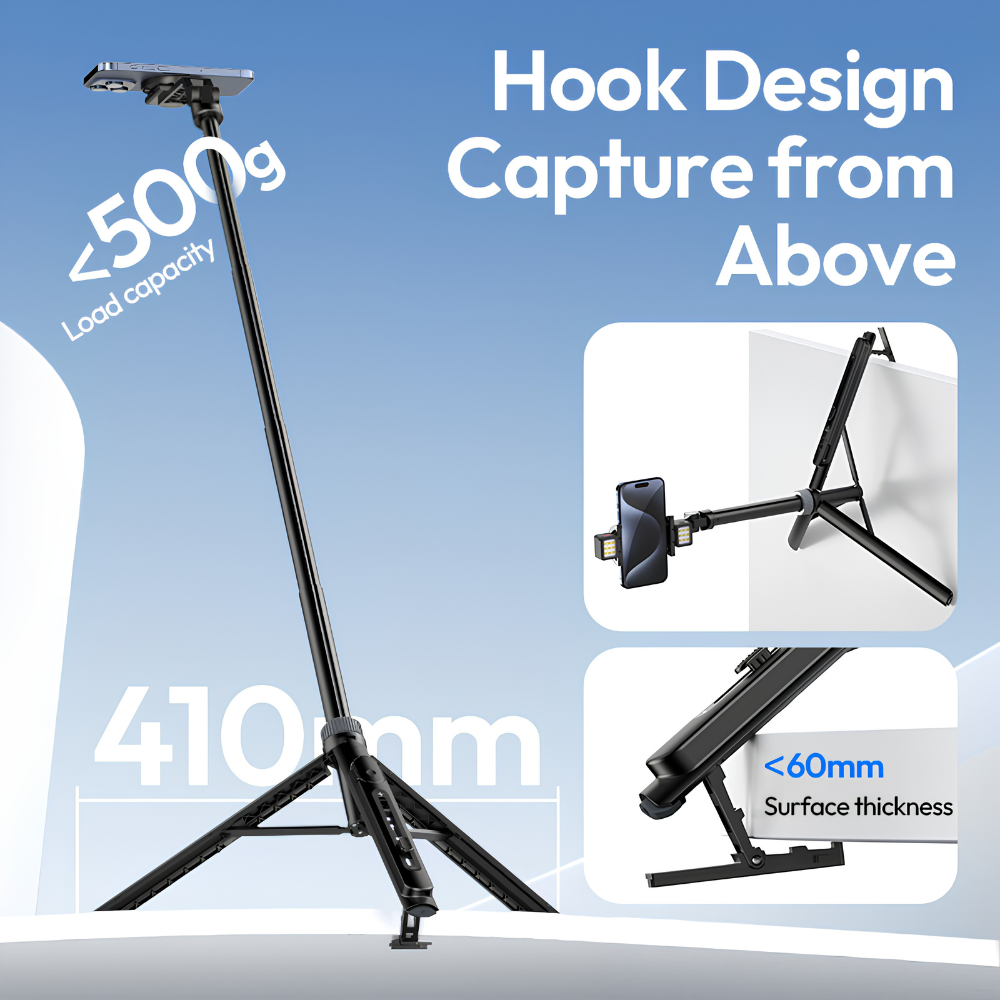 Chân Đỡ Tripod Kiêm Gậy Selfie Ulanzi TT88 – Đa Năng 4 Trong 1, Tích Hợp MagSafe & Kẹp Lò Xo, Kéo Dài 1.44m Chân Đỡ Tripod Kiêm Gậy Selfie Ulanzi TT88 – Đa Năng 4 Trong 1, Tích Hợp MagSafe & Kẹp Lò Xo, Kéo Dài 1.44m - Ảnh 4
