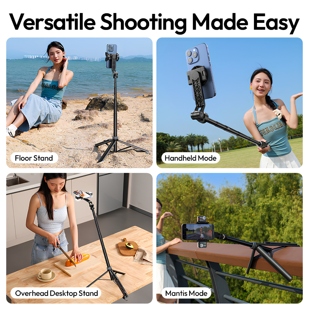 Chân Đỡ Tripod Kiêm Gậy Selfie Ulanzi TT88 – Đa Năng 4 Trong 1, Tích Hợp MagSafe & Kẹp Lò Xo, Kéo Dài 1.44m Chân Đỡ Tripod Kiêm Gậy Selfie Ulanzi TT88 – Đa Năng 4 Trong 1, Tích Hợp MagSafe & Kẹp Lò Xo, Kéo Dài 1.44m - Ảnh 2